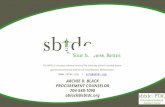 The SBTDC is a business advisory service of The University of ...