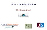 SBA 8a Small Business Certification
