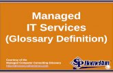 Managed IT Services (Glossary Definition) (Slides)