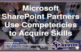 Microsoft SharePoint Partners Use Competencies to Acquire Skills (Slides)