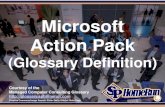 Microsoft Action Pack (Glossary Definition) (Slides)