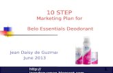 10 step marketing plan-belo beauty deo