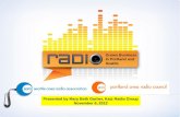 Radio Grows Business in Portland and Seattle 2012