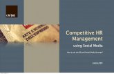 Competitive HR Management and Social Media