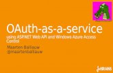 OAuth-as-a-serviceusing ASP.NET Web API and Windows Azure Access Control
