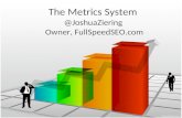 Joshua Ziering - The Metrics System