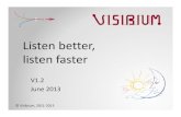 Listen better listen faster - v1.2