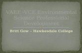 VAEE VCE Environmental Science PD