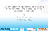 TFMA An Integrated Approach to Driving More Traffic and Sales to Your Ecommerce Website