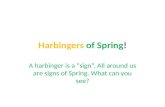 Harbingers of spring!
