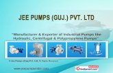 Jee Pumps guj Pvt. Ltd Gujarat India