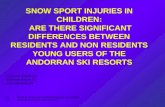 Snow sport injuries in children are there significant diferences