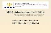 IMT Dubai-MBA Program