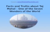 Top 15 Taj Mahal Facts and Truths About Taj Mahal