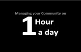 Managing your community on 1 hour a day