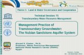 Management Practice of Transboundary Groundwater: The Nubian Sandstone Aquifer System