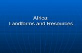 18.1 - Africa Landforms and Resources