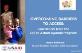 Overcoming Barriers to Access: Experiences from the Call to Action Uganda Program