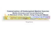 Conservation of endangered marine species