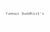 Famous buddhist’s