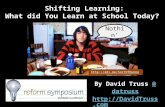 Shifting learning -  #RSCON4 Presentation