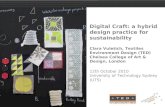 Digital Craft: a Hybrid Design Practice for Sustainability