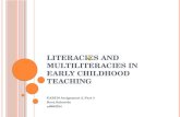 Literacies and multiliteracies in Early childhood Teaching