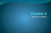 Chapter 4 Section 2 Notes