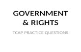 TCAP PREP: Government & Rights