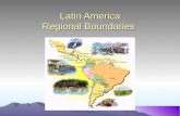 La geography regional boundaries