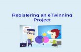 Registering an eTwinning project