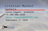 CJP 2010, jetAVIVA Citation Market Report