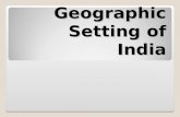 Geographic setting of india