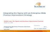 Integrating Six Sigma with an Enterprise-Wide Process Improvement Strategy