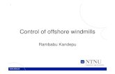 Control Of Offshore Windmills