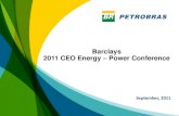 Barclays - 2011 CEO Energy – Power Conference | Almir Barbassa - CFO and Chief Relations Officer