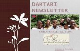 Newsletter march april 2011