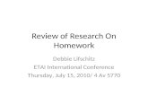 Review of Research On Homework