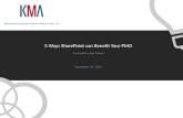 NESPUG - 5 ways SP can benefit the PMO