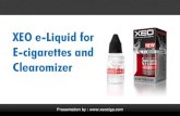 XEO e-Liquid for Refillable E-cigarettes Cartridges