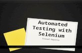 Automated testing with selenium prasad bapatla