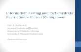 AHS13 Colin Champ — Intermittent Fasting and Carbohydrate Restriction in Cancer Management