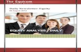 Equity tips and market analyis for 6 aug