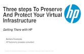 HP Autonomy - Three Ways to Preserve and Protect your Virtual Infrastructure