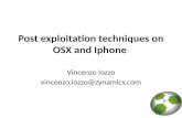 Post exploitation techniques on OSX and Iphone, EuSecWest 2009