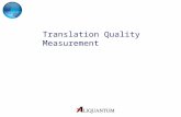 Translation quality measurement2