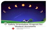 Safety orientation programme for student assistants