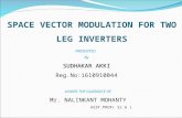 space vector PWM for 2 leg inverter