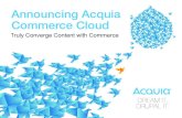 Announcing Acquia Commerce Cloud: Truly Converge Content with Commerce