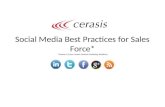 Social Media Best Practices for Sales Forces